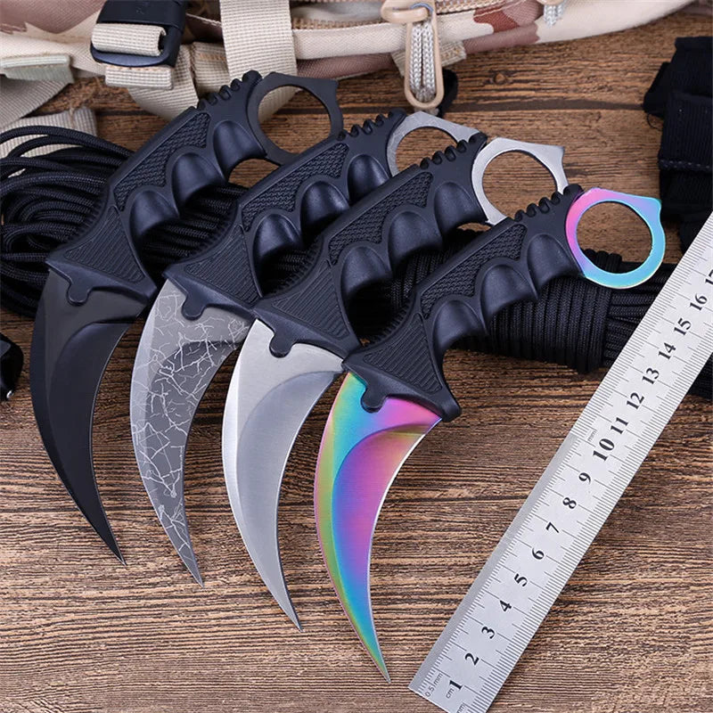 CS Go Hunting Karambit Knife Survival Tactical Knife Claw Camping Knives  Tools - China Hunting Karambit Knife and Camping Knife price